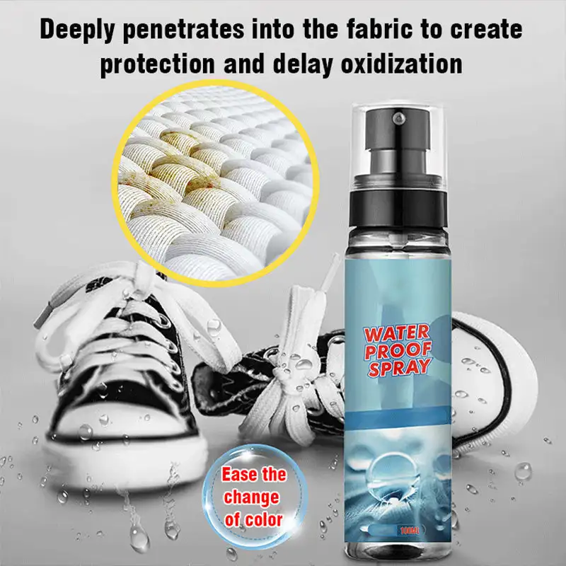 Nano Rain and Stain Spray Hightech Nano Protector Spray Shoe Protector Waterproof Stain Leather Suede Waterproofing