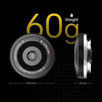Disponibile Viltrox 28mm f4.5 Obiettivo Full Frame AutoFocus per Sony FE-Mount Pancake Lens Fuji XF Fujifilm X nikon z