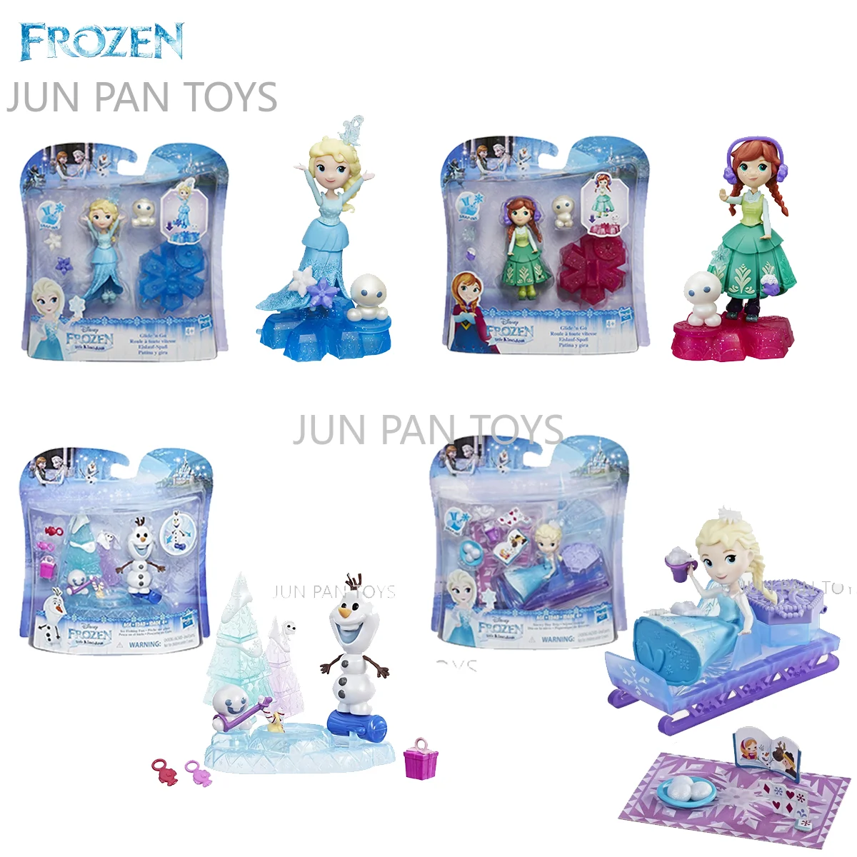 Jouets Disney La Reine des Neiges: Figurines Elsa, Anna & Olaf