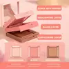 NEW 3 In 1 Highlighter Powder Palette Contour Bronzer Glitter Face Long-Lasting Shimmer Eyeshadow Cosmetic Korean Pearl Makeup 5