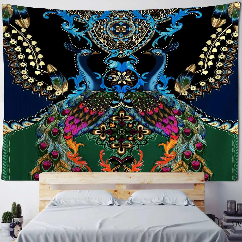 Indian Mandala Tapestry Colorful Geometric Pattern Wall Hanging Boho Home Decor Background Wall Hanging Yoga Mat Sheet Bed Cover AliExpress 15