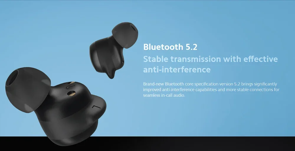 IP54 TWS, Bluetooth 5.2, fone de ouvido,