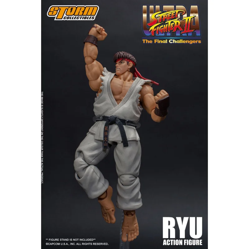 

In Stock 100% Original Storm Toys Ryu Evil Ryu Street Fighter II 1/12 Game Character Model Movable Doll Art Collection