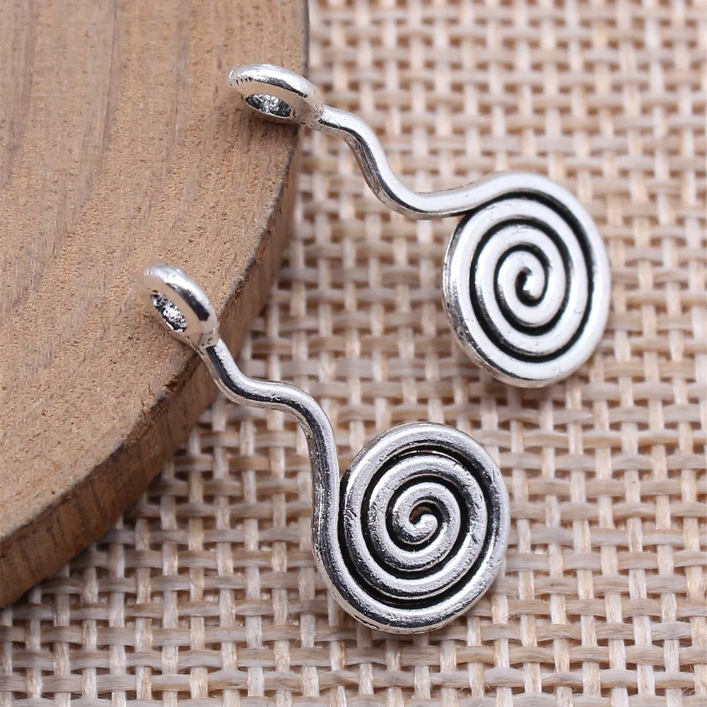 

Подвеска, спиральные вихревые подвески, подвески, ювелирные изделия 24x1, 1 мм, 20 шт.