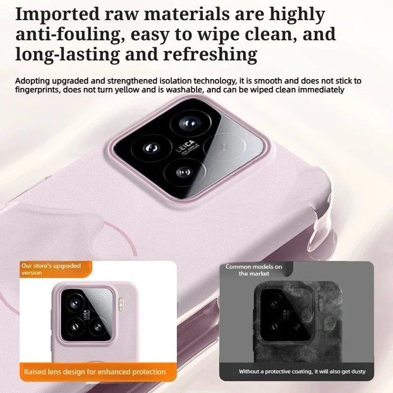 Fashionable Matte MagSafe-Compatible Slim Hard Phone Case