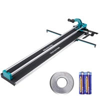 SucceBuy Manual Tile Cutter Laser Positioning Single Rails Supporting Feet Professional Push Knife for Cutting Ceramic Porcelain