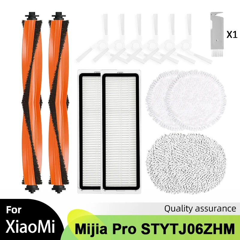 

For XiaoMi Mijia MI Self-Cleaning Robot Vacuum Mop Pro STYTJ06ZHM Spare Parts Hepa Filter Main Side Brush Mop Cloth Accessories