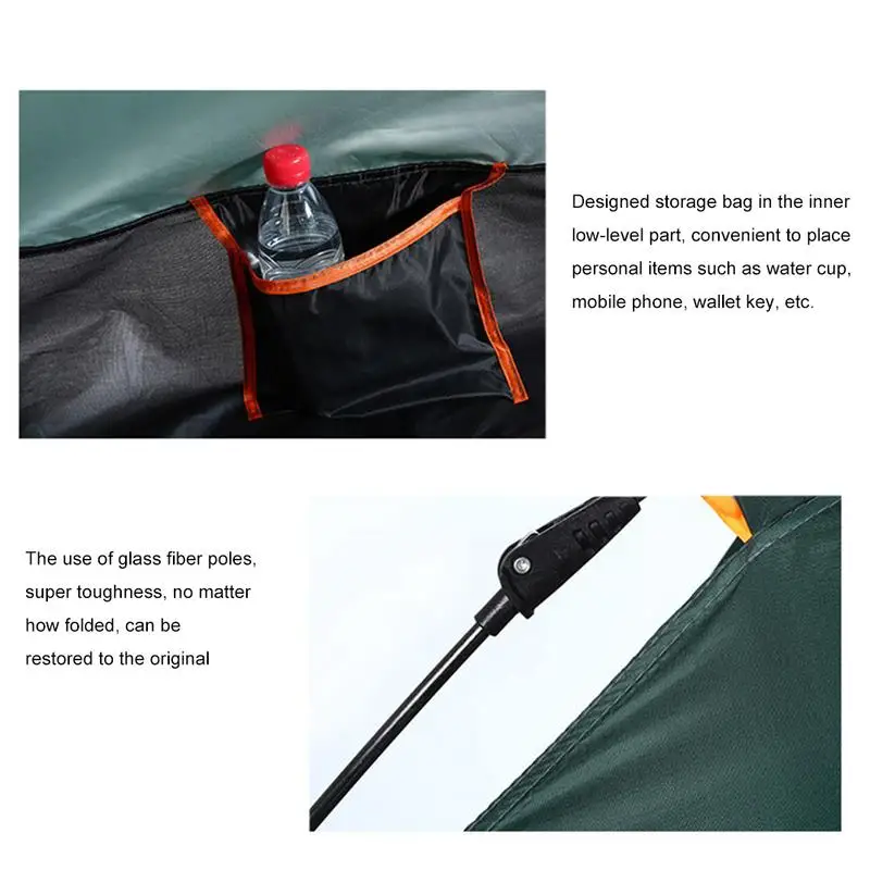 Tent Waterproof Tent 2 Person Instant Lightweight Tent Windproof UV Protection For Beach Outdoor Traveling Hiking Camping