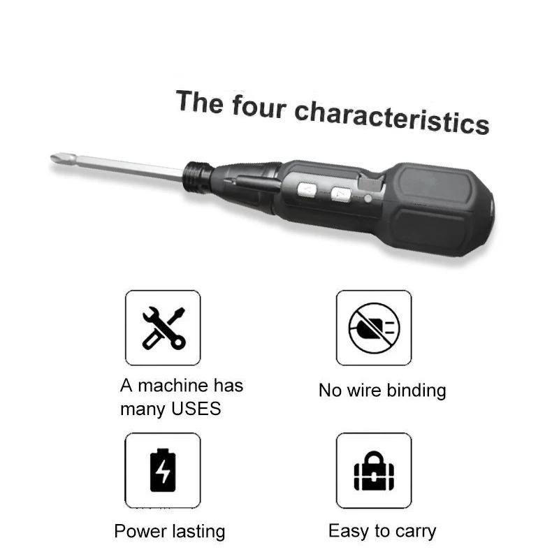 Maizhe Rechargeable Electric&Manual Duo Screwdriver 3.6V Cordless Mini Power Tool With LED Light For DIY Household 3