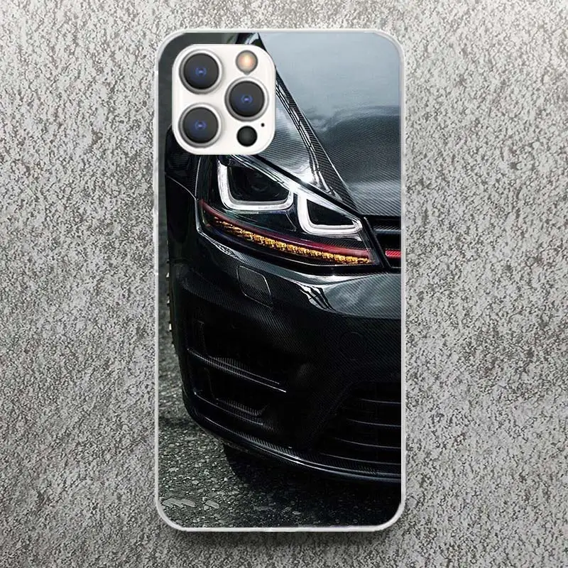 Sport Car Inspired Soft Silicone Phone Case - Vibrant Print Design