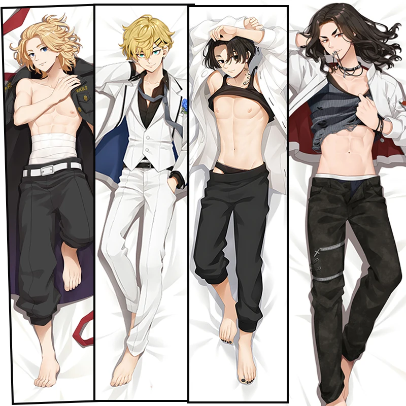 Tokyo Revengers Dakimakura Baji Keisuke Manjiro Sano Cosplay Character Pillowcase Hugging Body Pillow Pillows Otaku Pilow Cover 3