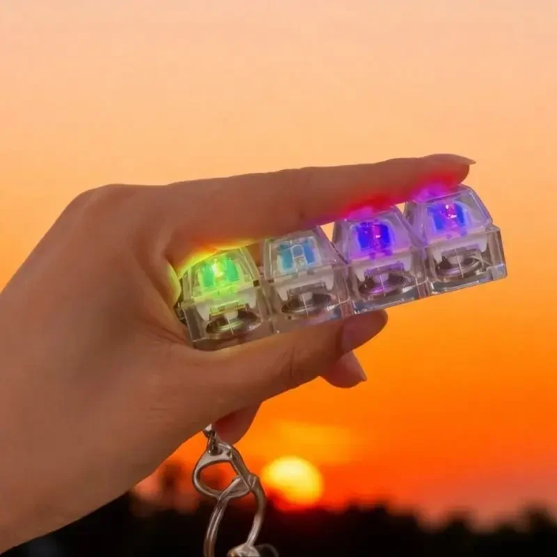 Keychain LED light product shot