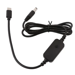 Adjustable Voltage USB - C to 5.5x2.5mm Power Cable with LED Display (5.5x2.5mm)