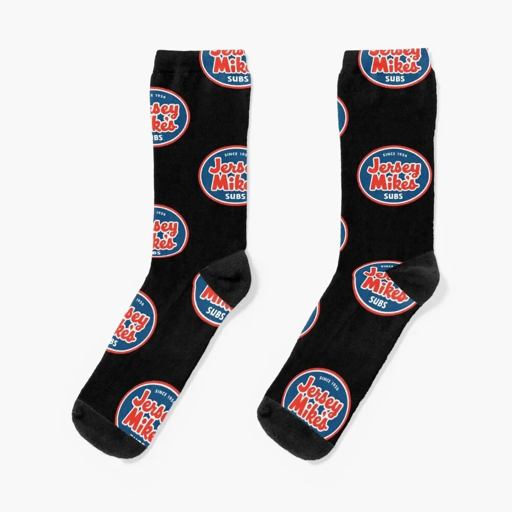 Jersey Mike's Subs Logo Shirt Jersey Mike Logo T-Shirt Jersey Mike T Shirt Socks Climbing gym Socks Man Women's