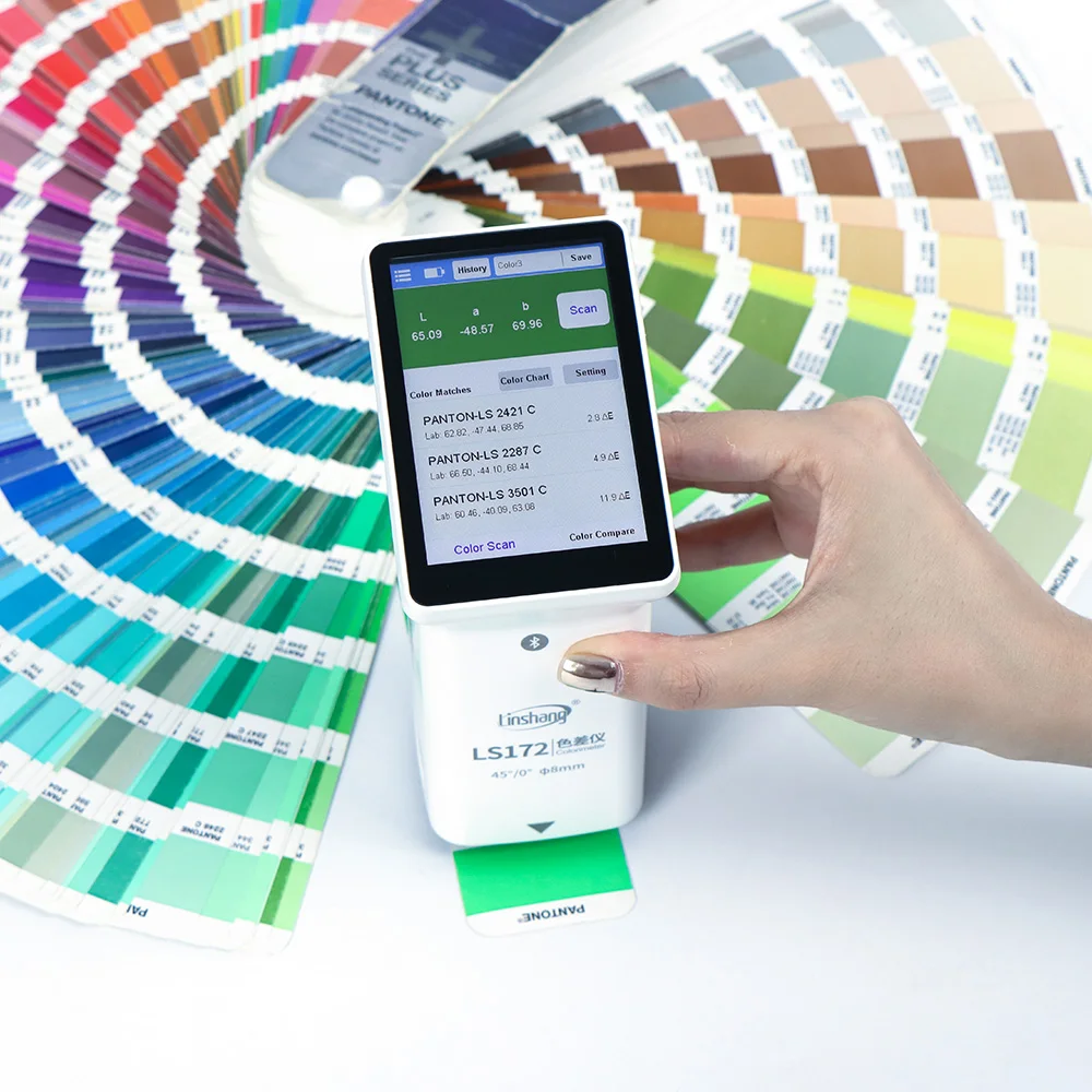 LS172 45/0 Portable Hunterlab Colorimeter Colour Meter Ral Pantone ...