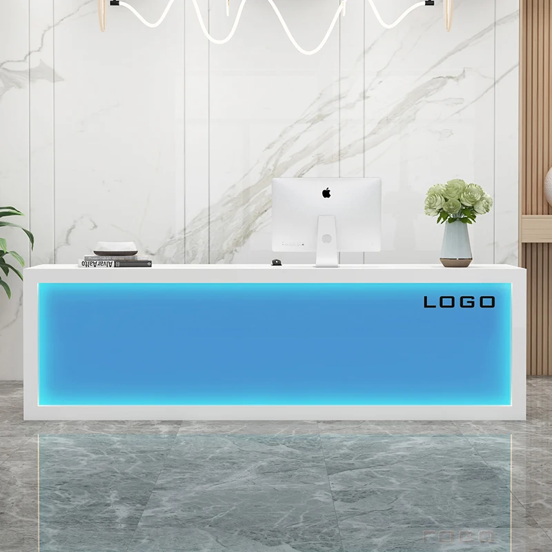 Luxury Information Reception Desks Garden Lectern Rostrum Garden Reception Desks European Recepcion Mostrador Office Furniture