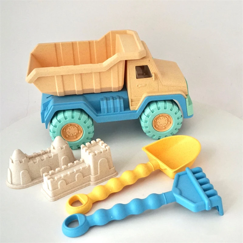 Kids Beach Sand Toys Set Travel Beach Toy Sand Castle Building Kit for Boys and Girls Large Sand Shovel Outdoor Party Gift — view 2