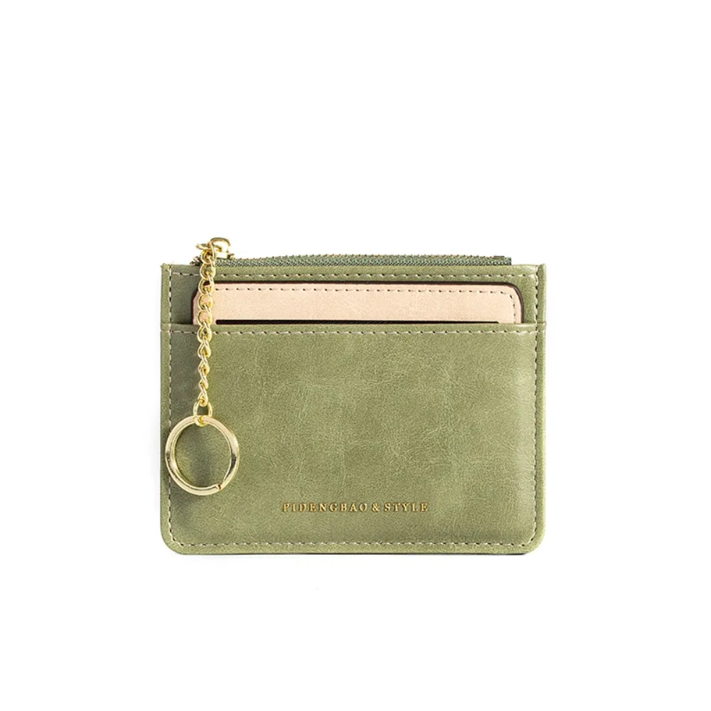 Removable Dual-Purpose Wallet Card Bag, Multifunctional Minimalist Wallet Keychain for Women Men
