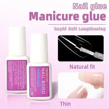 Adesivo per unghie 8ml Colla per unghie ad asciugatura rapida professionale per punte false Estendi la pressa Punte per unghie morbide e forti Gel per accessori per nail art
