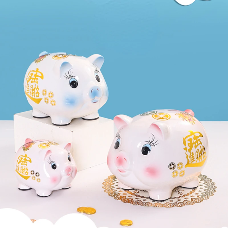 

Coin Pig Piggy Bank Hidden Storage Wedding Ornament Secret Money Box Saving Adult Gift for Papper Money tirelire Home Decoration