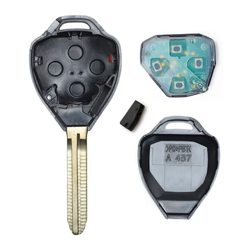 Keyforkess 315MHz 4 d67/G Chip FCC ID: GQ4-29T sostituzione 3 pulsanti telecomando portachiavi TOY43 per Toyota Avalon Corolla Matrix Venza - KEYECU 315MHz 4 d67 G Chip FCC ID GQ4 29T sostituzione 3 pulsanti telecomando portachiavi