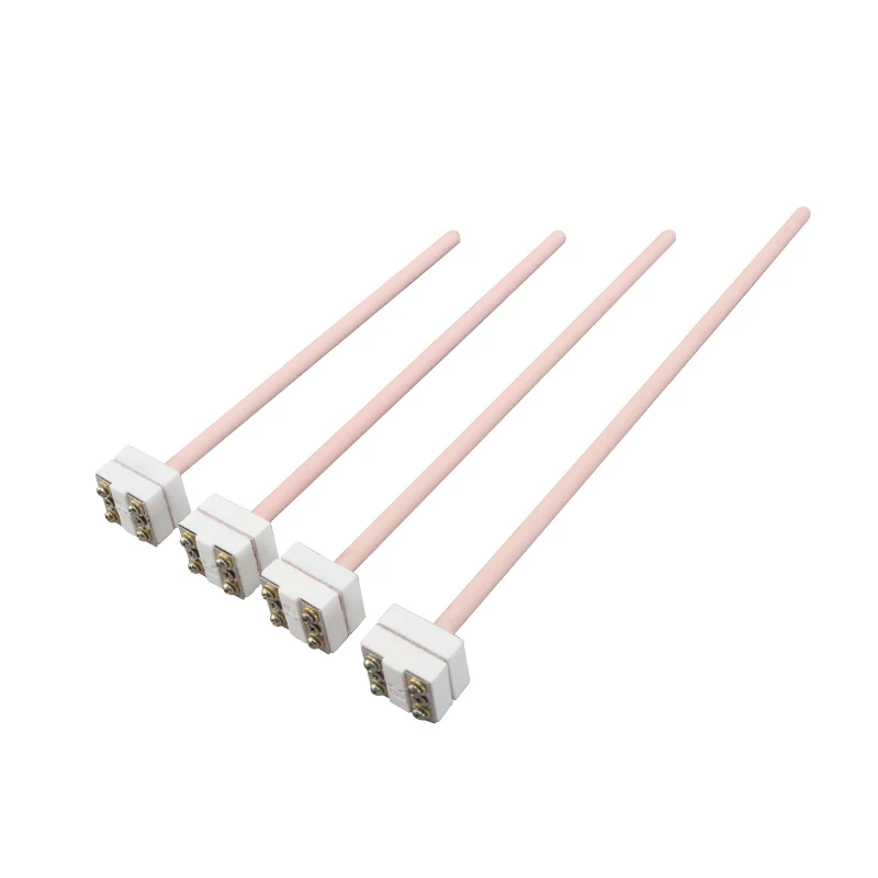 

10mm outer diameter Al2O3 corundum protection tube s type simple high temperature thermocouple thermometer