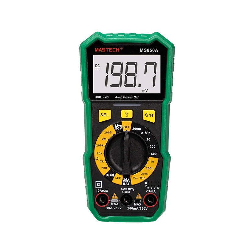MASTECH MS850A MS850B MS830C MS830D Digital Multimeter Meter Auto AC/DC Votage Tester Ohm Current Ammeter Detector Tool True RMS digital multimeter multimeter tester