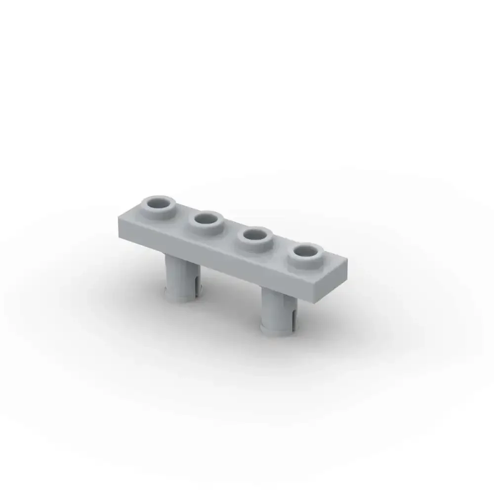 MOC 10PCS 부품 블록 68382 바닥에 핀이 있는 수정된 1x4 빌딩 블록 세트 하우스 파티클 DIY 장난감 어린이 생일 선물