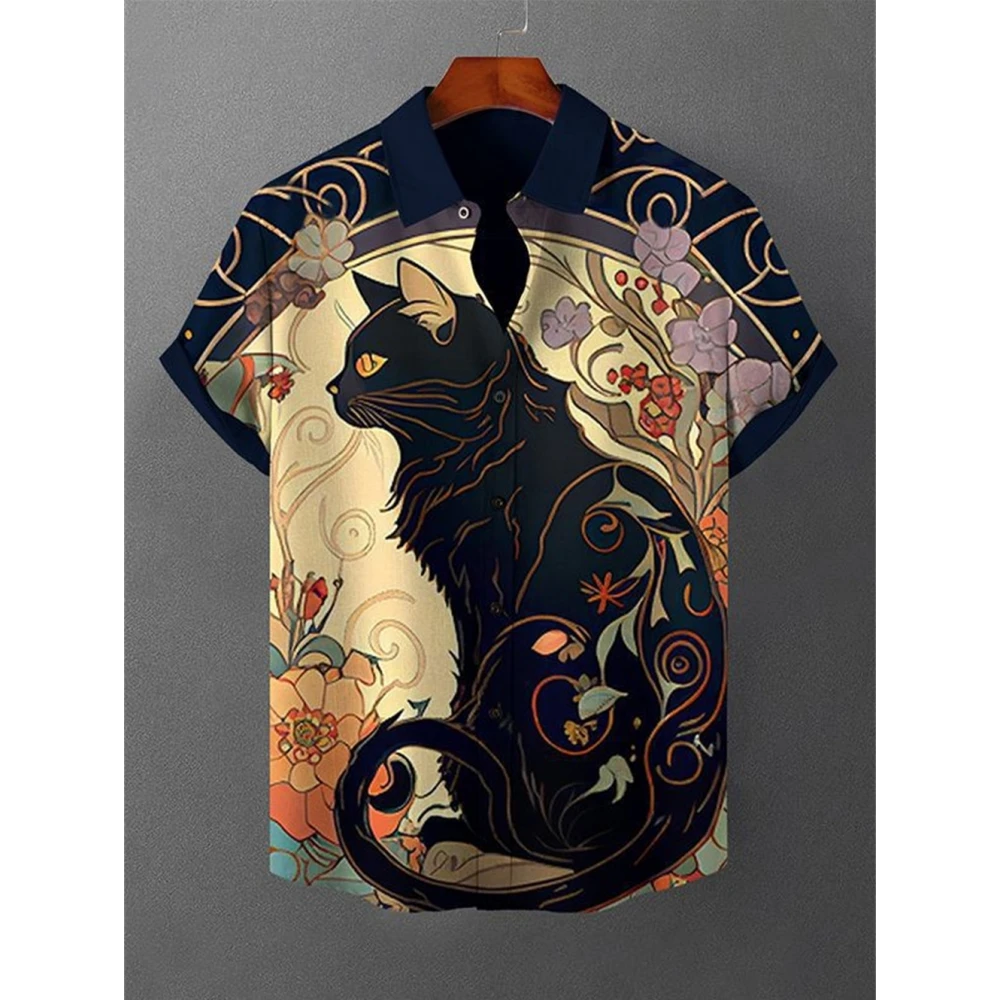

Men's T-Shirt Casual Fashion 3d Print Short Sleeved Summer Retro T-Shirt For Men Clothing Street Breathable T Shirt Top Tee