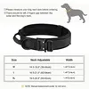 Pet Products Outdoor Tactical Dog Collar Metal Buckle Breathability Nylon Collar Medium and Large Dog Training Neck Collar Dog 2