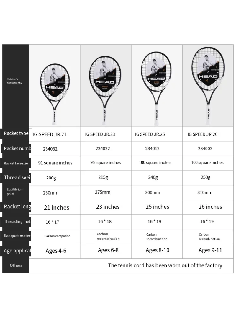 HEAD new carbon tennis racket for men women Tenis Raquete blue