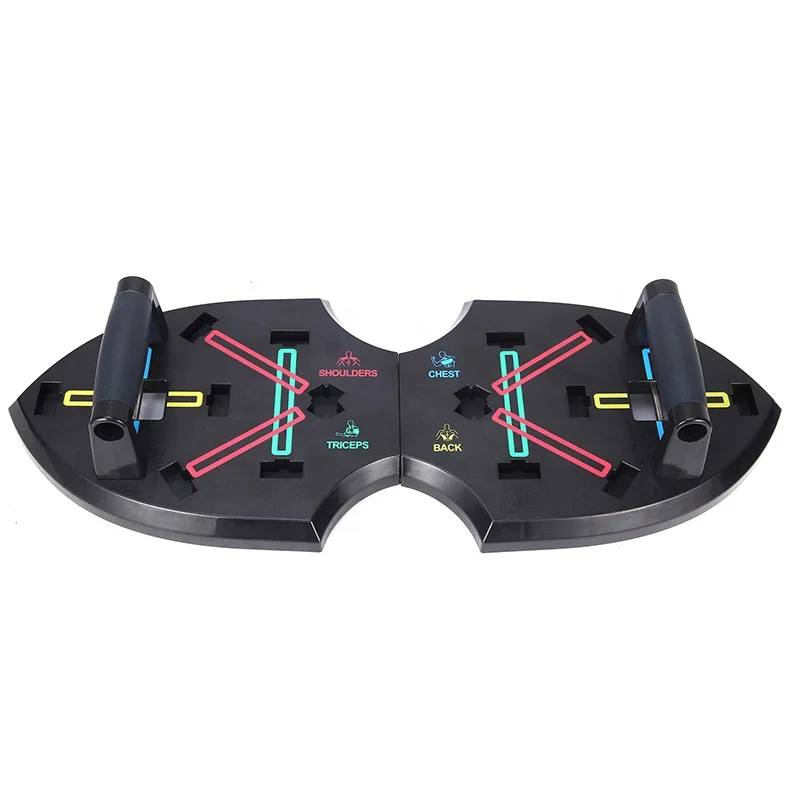 Home Fitness Equipment Push Up Training Board Foldable Push Up Rack Board