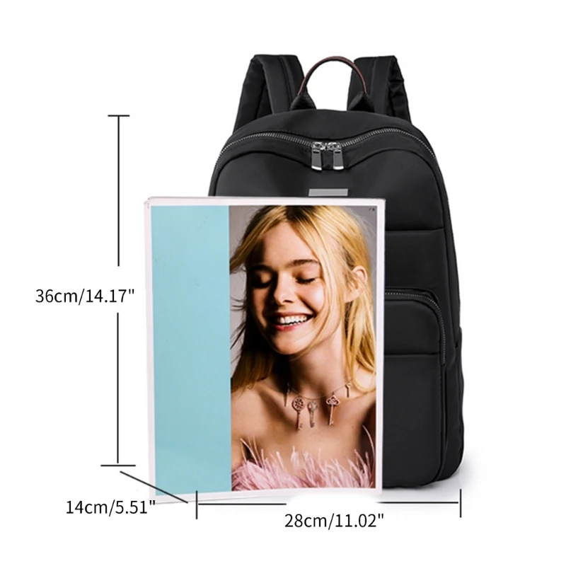 Fashion Bookbags Versatile Backpack Double Strap Shoulder Bag Korean Pack School Bag Splashproof Travel Bag