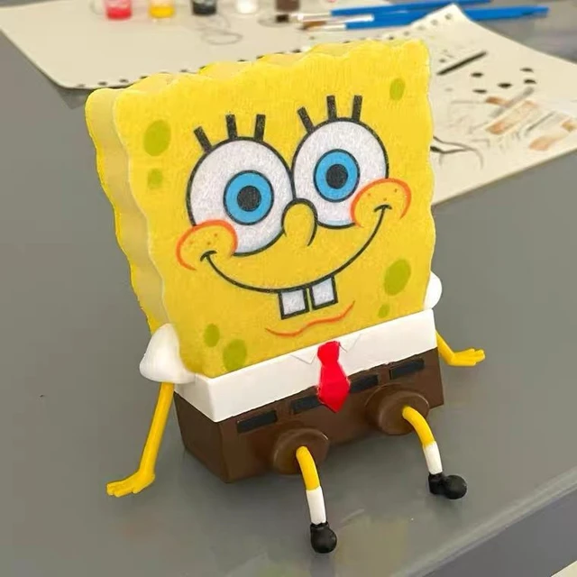 SpongeBob SquarePants Cartoon Sponge for Washing Dishes Kawaii Sponge