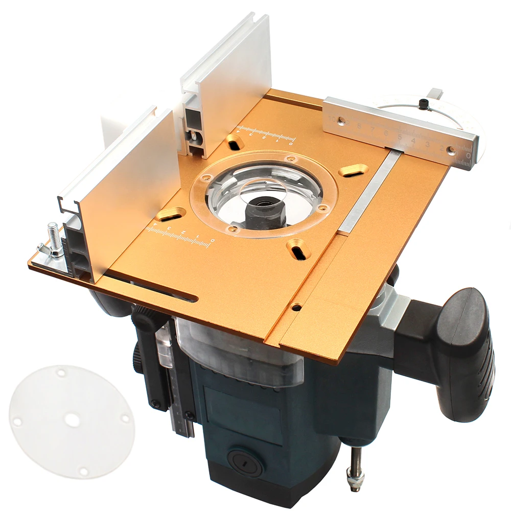 Multifunctional Aluminium Router Table Insert Plate Woodworking
