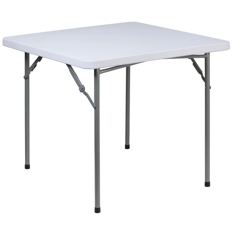 

Foldable 35 inch Table - Sturdy Outdoor and Indoor Folding Table Ideal for Camping and Picnic, Card Table or Craft Table