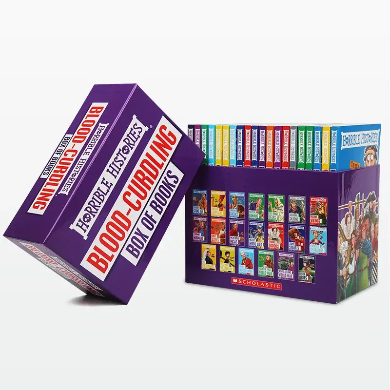20 BOOKS Horrible Histories Blood Curdling Box of Books Collection Original English Reading Children's Books - Image 2