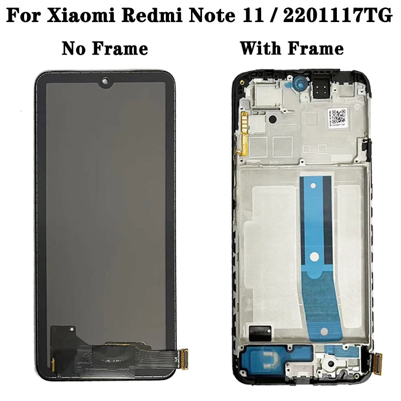 LCD With Touch Screen Display For Redmi Note11 11S 2201117TG 2201117TI 2201117SG Xiaomi Redmi Note 11 Pro LCD 2201116TG lcd display screen