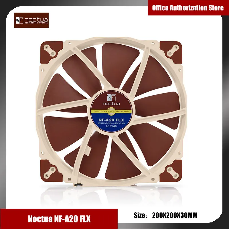 Noctua NF-A20 PWM Black/ 5V/5V PWM/FLX/PWM 200mm Chassis Fan 20CM