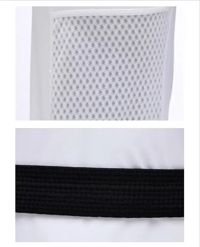 Taekwondo Pants Karate Uniform Professional Tight Fit Ultra Light Elastic Ice Silk Taekwondo Sportswear Extended Edition