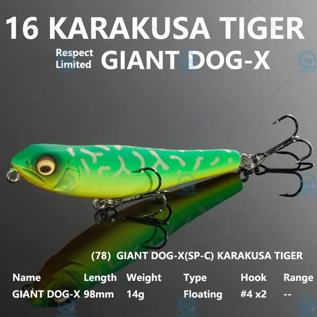JAPAN Megabass GIANT DOG-X 98mm 14g limited color Floating FISHING