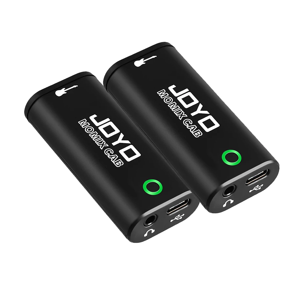 2Pcs JOYO MOMIX CAB Portable Pocket USB Sound Card Recording And Live Streaming Guitar Parts Plug And Play Mini Audio Mixer