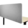 Clamp-on 60 x 24 inch Privacy Panel, Sound Absorbing Cubicle Desk Divider, Acoustic Partition, Gray, PP-1-V060G 1
