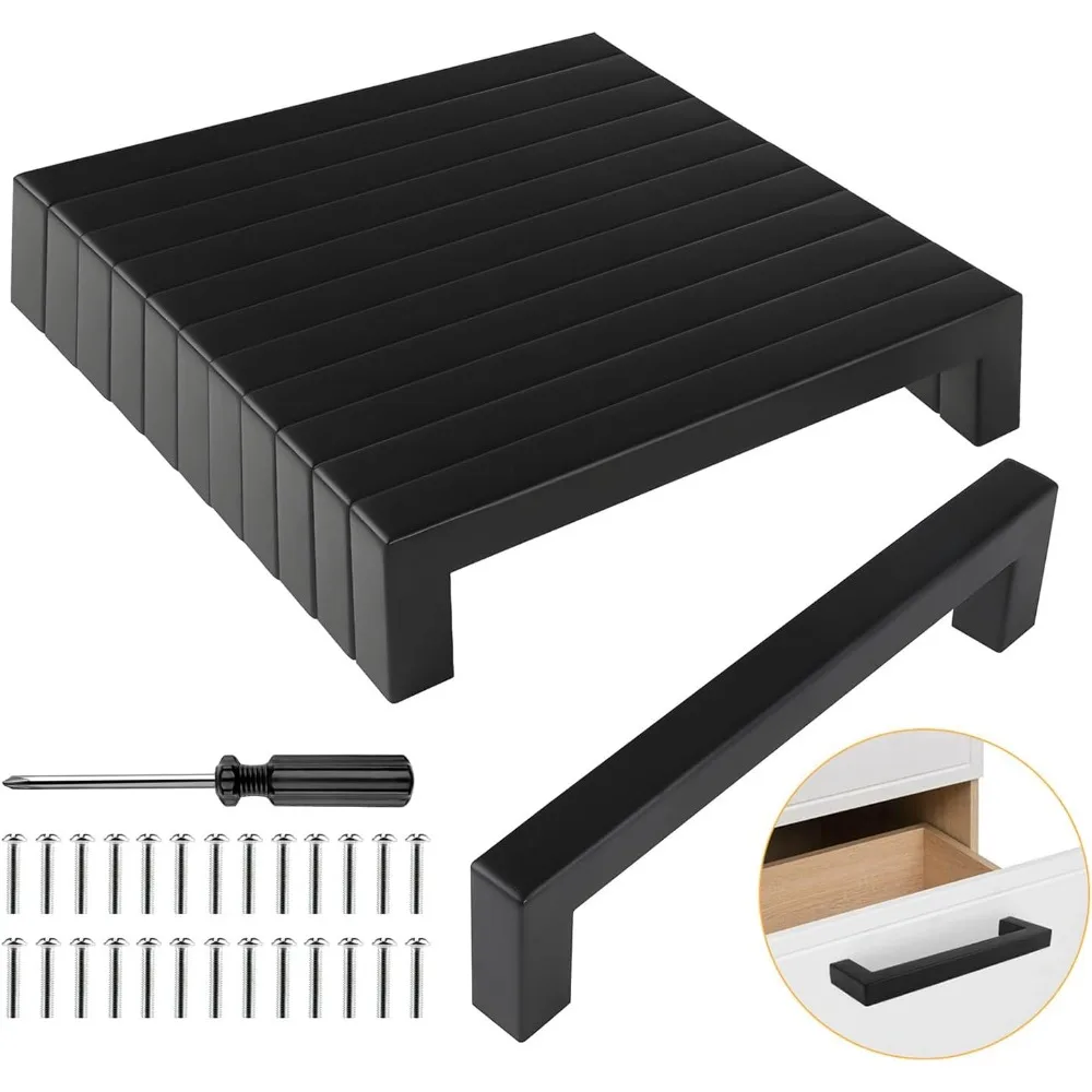 6/12/18 ชิ้นประตูเฟอร์นิเจอร์ตู้มือจับรูสำหรับห้องครัวตกแต่งบ้านระยะทางพร้อมสกรูและเครื่องมือติดตั้ง 1