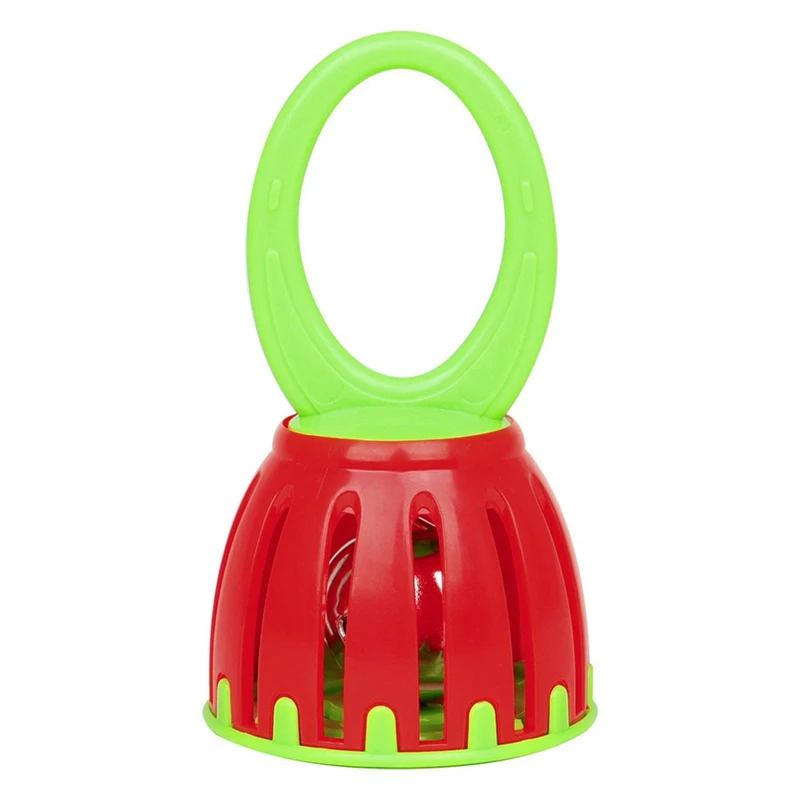 Top-Orff Plastic Cage Bell Hand Bell Children's Early Education Wrist Hand Grasping