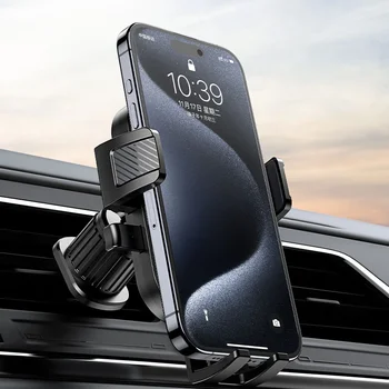 Supporto flessibile per telefono cellulare da auto, supporto per telefono per presa d'aria per auto, supporto universale per telefono da auto con blocco automatico per iPhone la maggior parte degli smartphone