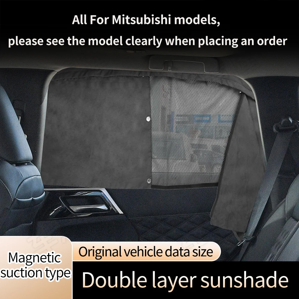 

Full size car curtains For Mitsubishi Attrage Space Star Clot Plus Eclipse Cross Lancer Galant Grandis Outlander ASX Pajero EVO