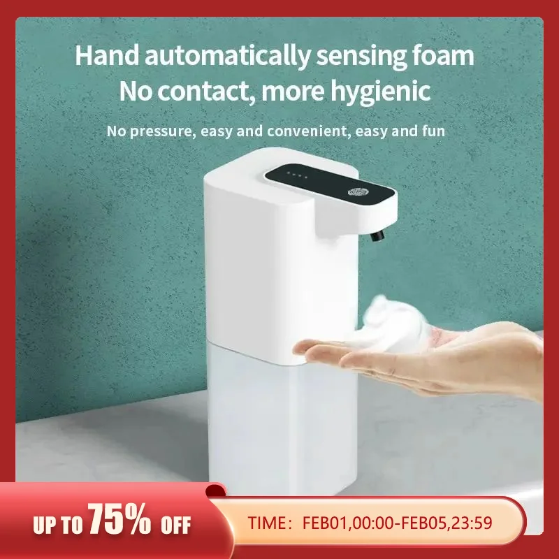 6.16€ 76% OFF|Automatischer induktiver Seifensp ender Schaum wasch telefon Smart Hand waschseifen spender Alkohols pray Seifensp ender Waschen| | - AliExpress