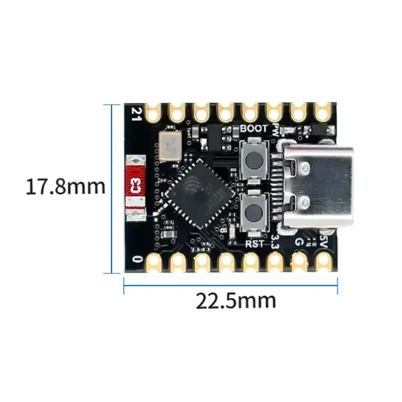 รูปสินค้า บอร์ดพัฒนา ESP32-C3 ซุปเปอร์มินิ WiFi บลูทูธ