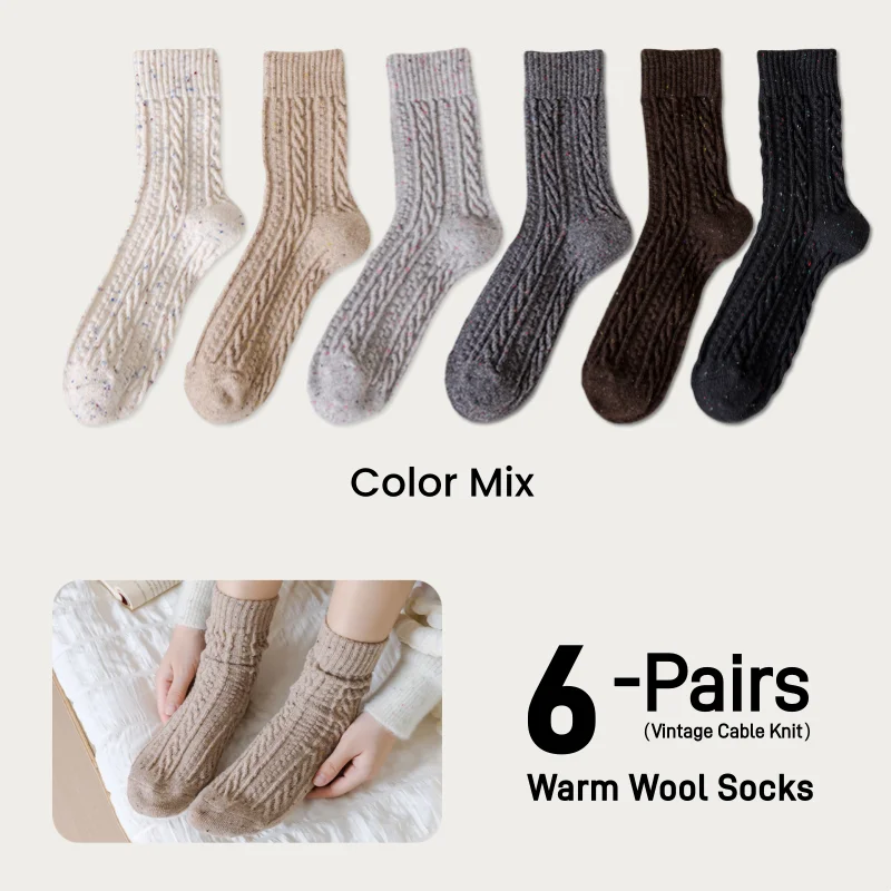 6 Pairs Color Mix